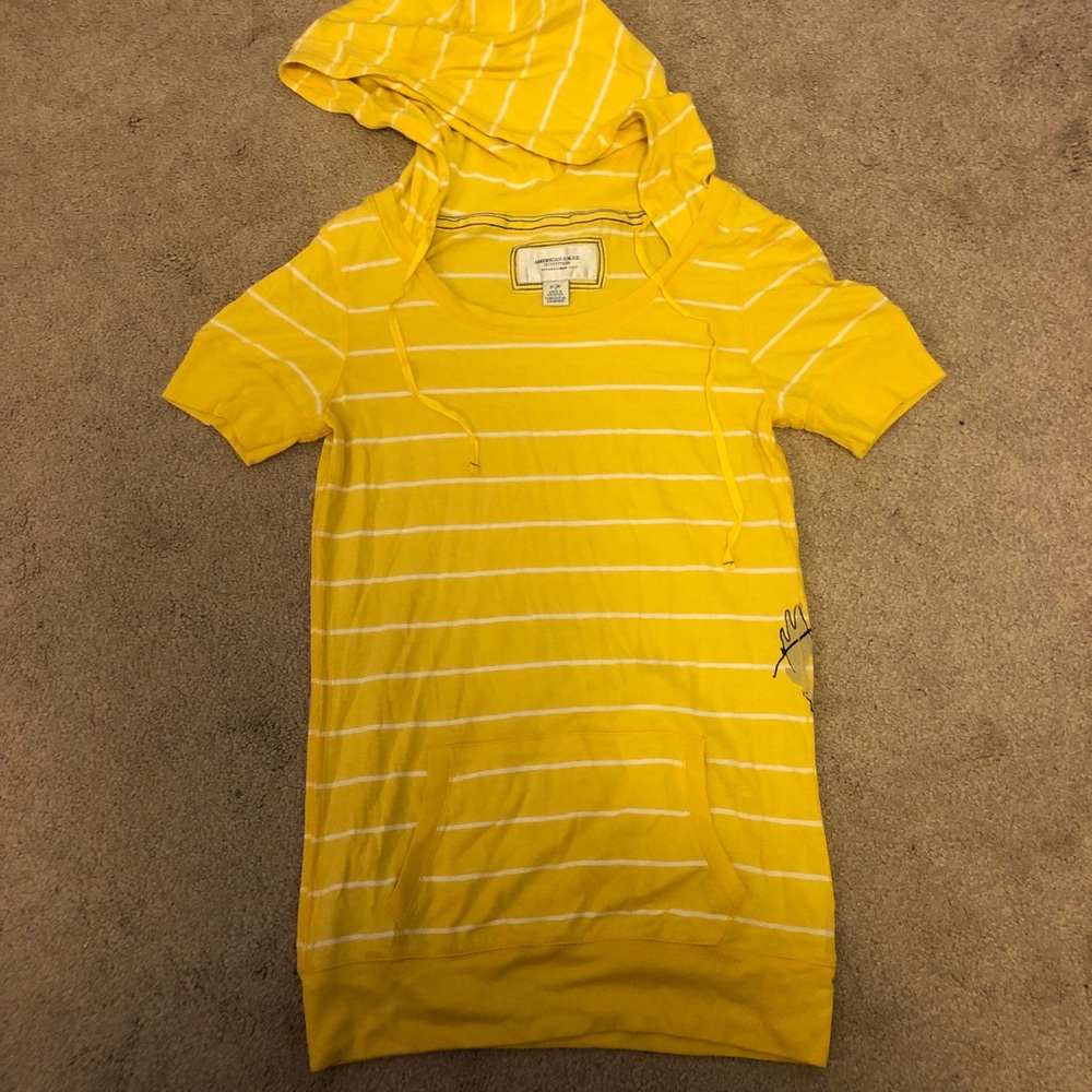 American Eagle Hooded Shirt 💛⭐️